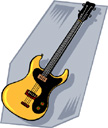 electric bass guitar