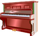 upright piano